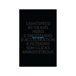 Vista lateral del ratón inalámbrico Logitech G modelo 910-005273, diseñado para juego con sensor óptico de 25600 DPI y uso ambidiestro.