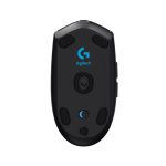 Logitech G G305, un ratón gaming inalámbrico, SKU 910-005283, cuenta con un diseño ligero y preciso, ideal para jugadores.