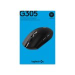 Logitech G G305, un ratón gaming inalámbrico, SKU 910-005283, cuenta con un diseño ligero y preciso, ideal para jugadores.