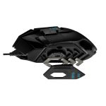 Imagen del ratón Logitech G502 HERO con sensor óptico de alta precisión, 11 botones programables, ajuste de peso y RGB personalizado, SKU 910-005471