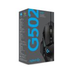 Imagen del ratón Logitech G502 HERO con sensor óptico de alta precisión, 11 botones programables, ajuste de peso y RGB personalizado, SKU 910-005471