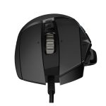 Imagen del ratón Logitech G502 HERO con sensor óptico de alta precisión, 11 botones programables, ajuste de peso y RGB personalizado, SKU 910-005471