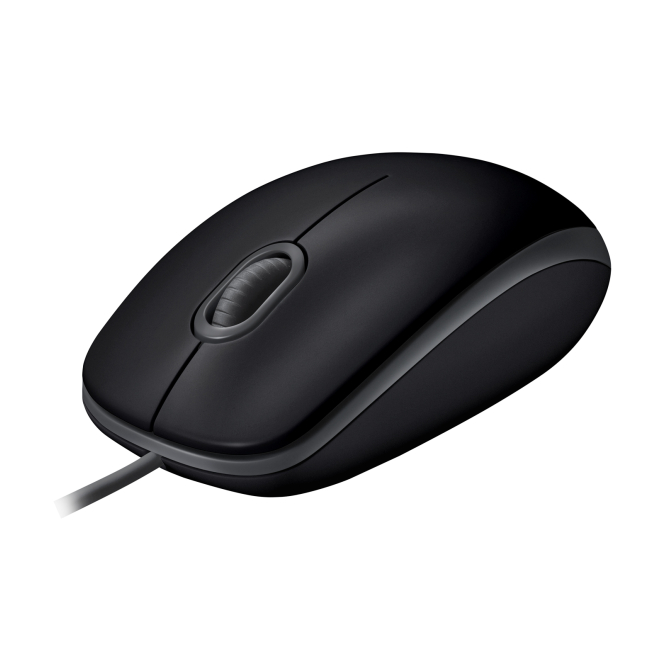 Logitech ratón oficina B110 Silent con diseño ambidextro y conexión USB Ratón Logitech B110 Silent para oficina, ambidextro, con conexión USB tipo A, sensor óptico de 1000 DPI. SKU 910-005508