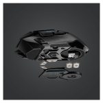 Imagen del Logitech G G502 LIGHTSPEED, ratón para gaming inalámbrico con SKU 910-005567, mostrando su diseño ergonómico y botones programables.