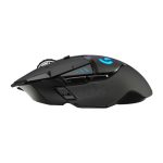 El ratón inalámbrico Logitech G502 LIGHTSPEED, SKU 910-005568, diseñado para gaming con alta precisión y rendimiento.