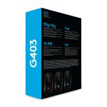 Logitech G G403 HERO, ratón gamer con sensor HERO 16K extremadamente preciso, SKU 910-005633