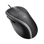 El ratón Logitech 910-005784 para mano derecha con conexión USB tipo A y resolución óptica de 4000 DPI para uso en oficina.