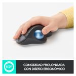 Logitech ERGO M575 con trackball, ratón inalámbrico ergonómico, SKU 910-005872
