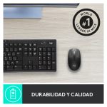 Ratón inalámbrico Logitech M190 con diseño ergonómico y cómodo, SKU: 910-005906
