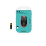 Ratón inalámbrico Logitech M190 con diseño ergonómico y precisión óptica SKU 910-005908