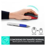 Ratón inalámbrico Logitech M190 con diseño ergonómico y precisión óptica SKU 910-005908