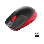 Ratón inalámbrico Logitech M190 con diseño ergonómico y precisión óptica SKU 910-005908