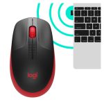 Ratón inalámbrico Logitech M190 con diseño ergonómico y precisión óptica SKU 910-005908
