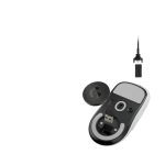 Logitech G 910-005943 ratón para juegos inalámbrico para mano derecha con sensibilidad de 25600 DPI