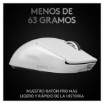 Logitech G 910-005943 ratón para juegos inalámbrico para mano derecha con sensibilidad de 25600 DPI