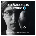 Ratón de juego Logitech G, modelo 910-006106, diseñado para la mano derecha, con conectividad RF Wireless y Bluetooth, y sensor óptico de 25600 DPI.