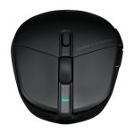 Ratón de juego Logitech G, modelo 910-006106, diseñado para la mano derecha, con conectividad RF Wireless y Bluetooth, y sensor óptico de 25600 DPI.