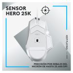 Ratón gaming Logitech G G502 X con sensor Hero 25K y diseño ergonómico - SKU 910-006147
