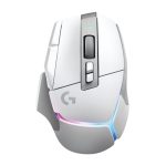 Imagen del ratón gaming Logitech G G502 X PLUS con luces RGB, resolución ajustable y SKU 910-006171