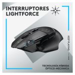Logitech G G502 X LIGHTSPEED ratón inalámbrico con precisión avanzada, SKU 910-006181