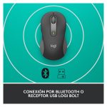 Ratón Logitech Signature M650 L de tamaño grande, diseño ergonómico y con SKU 910-006236