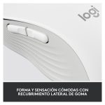 Vista del ratón inalámbrico Logitech Signature M650 L, diseño ergonómico, SKU 910-006238