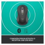 Logitech Signature M650 L, ratón inalámbrico ergonómico, SKU 910-006239