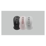 Ratón inalámbrico Logitech Signature M650 en color negro, diseñado para uso diario con ergonomía avanzada, SKU 910-006255