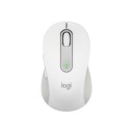 Ratón inalámbrico Logitech Signature M650 para negocios, blanco, adecuado para manos pequeñas o medianas, con conectividad Logi Bolt y Bluetooth, incluye la tecnología SmartWheel. SKU 910-006275.