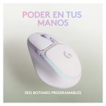 Ratón inalámbrico Logitech G G705 con diseño ergonómico y tecnología avanzada para gamers, SKU 910-006368