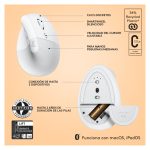 Logitech ratón Lift para Mac ergonómico modelo 910-006477