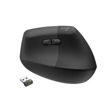 Ratón ergonómico vertical Logitech modelo Lift for Business, SKU 910-006494, diseñado para mejorar la postura de la mano