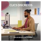 Logitech 910-006571 ratón para oficina, mano derecha, Bluetooth, sensor Laser y 8000 DPI