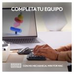 Logitech 910-006571 ratón para oficina, mano derecha, Bluetooth, sensor Laser y 8000 DPI