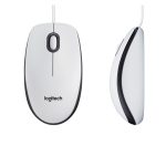 Logitech ratón M100, diseño ergonómico con sensor óptico de alta precisión y SKU 910-006764