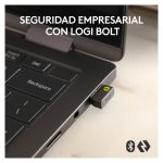 Logitech MX Anywhere 3S ratón inalámbrico compacto en Gris Claro con 8000 DPI, desplazamiento MagSpeed, clic discreto, Bluetooth, conexión Logi Bolt segura para Windows, Mac, Chrome y Linux, SKU 910-006959