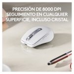 Logitech MX Anywhere 3S ratón inalámbrico compacto en Gris Claro con 8000 DPI, desplazamiento MagSpeed, clic discreto, Bluetooth, conexión Logi Bolt segura para Windows, Mac, Chrome y Linux, SKU 910-006959