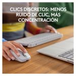 Logitech MX Anywhere 3S ratón inalámbrico compacto en Gris Claro con 8000 DPI, desplazamiento MagSpeed, clic discreto, Bluetooth, conexión Logi Bolt segura para Windows, Mac, Chrome y Linux, SKU 910-006959