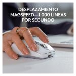 Logitech MX Anywhere 3S ratón inalámbrico compacto en Gris Claro con 8000 DPI, desplazamiento MagSpeed, clic discreto, Bluetooth, conexión Logi Bolt segura para Windows, Mac, Chrome y Linux, SKU 910-006959