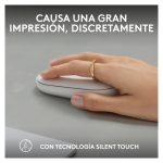 Imagen del ratón para viajes Logitech con SKU 910-007013. Óptico, ambidextro, con conectividad RF Wireless y Bluetooth, 4000 DPI.