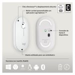 Imagen del ratón para viajes Logitech con SKU 910-007013. Óptico, ambidextro, con conectividad RF Wireless y Bluetooth, 4000 DPI.