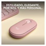 Ratón Logitech 910-007014 para viajes, ambidextro, inalámbrico con RF y Bluetooth, sensor óptico de 4000 DPI