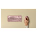 Ratón Logitech 910-007014 para viajes, ambidextro, inalámbrico con RF y Bluetooth, sensor óptico de 4000 DPI