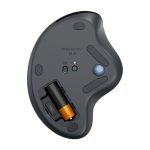 Logitech ERGO M575S ratón ergonómico con trackball inalámbrico, diseño cómodo y conectividad Bluetooth, SKU 910-007029