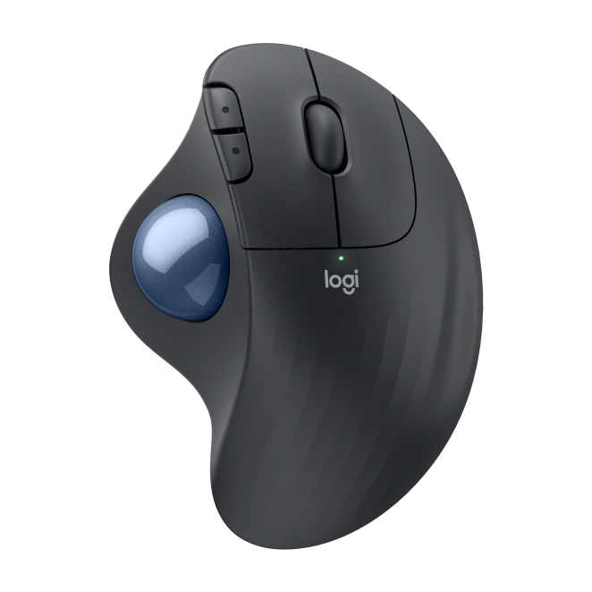Logitech ERGO M575S Ratón Ergonómico con Trackball Inalámbrico Logitech ERGO M575S ratón ergonómico con trackball inalámbrico, diseño cómodo y conectividad Bluetooth, SKU 910-007029