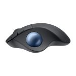 Logitech ERGO M575S ratón ergonómico con trackball inalámbrico, diseño cómodo y conectividad Bluetooth, SKU 910-007029