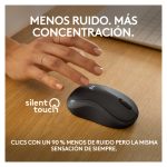 Ratón Wireless Logitech M240 Silent con clic silencioso y SKU 910-007119, ideal para trabajar en ambientes tranquilos.