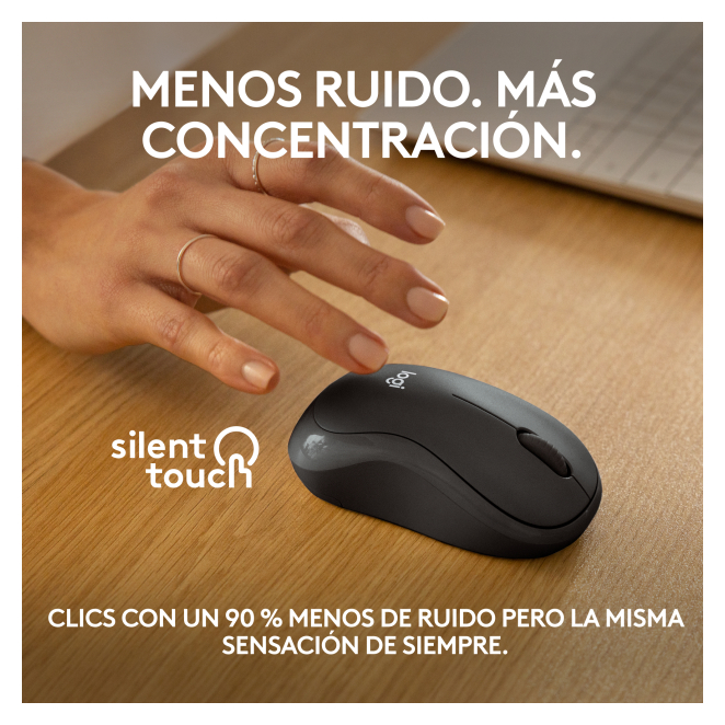 Logitech M240 Silent 5 Logitech M240 Silent diseño ambidiestro