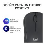 Ratón Wireless Logitech M240 Silent con clic silencioso y SKU 910-007119, ideal para trabajar en ambientes tranquilos.