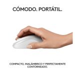 Vista frontal del Logitech M240 Silent, un ratón inalámbrico ergonómico y silencioso con SKU 910-007120